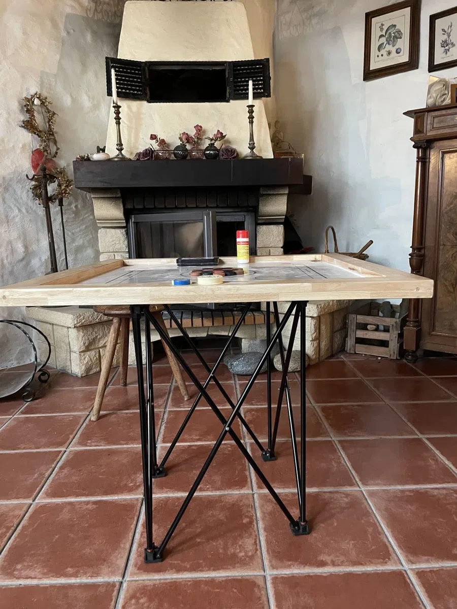 GICO Carrom Board Stand per tutte le tavole Carrom – 2118