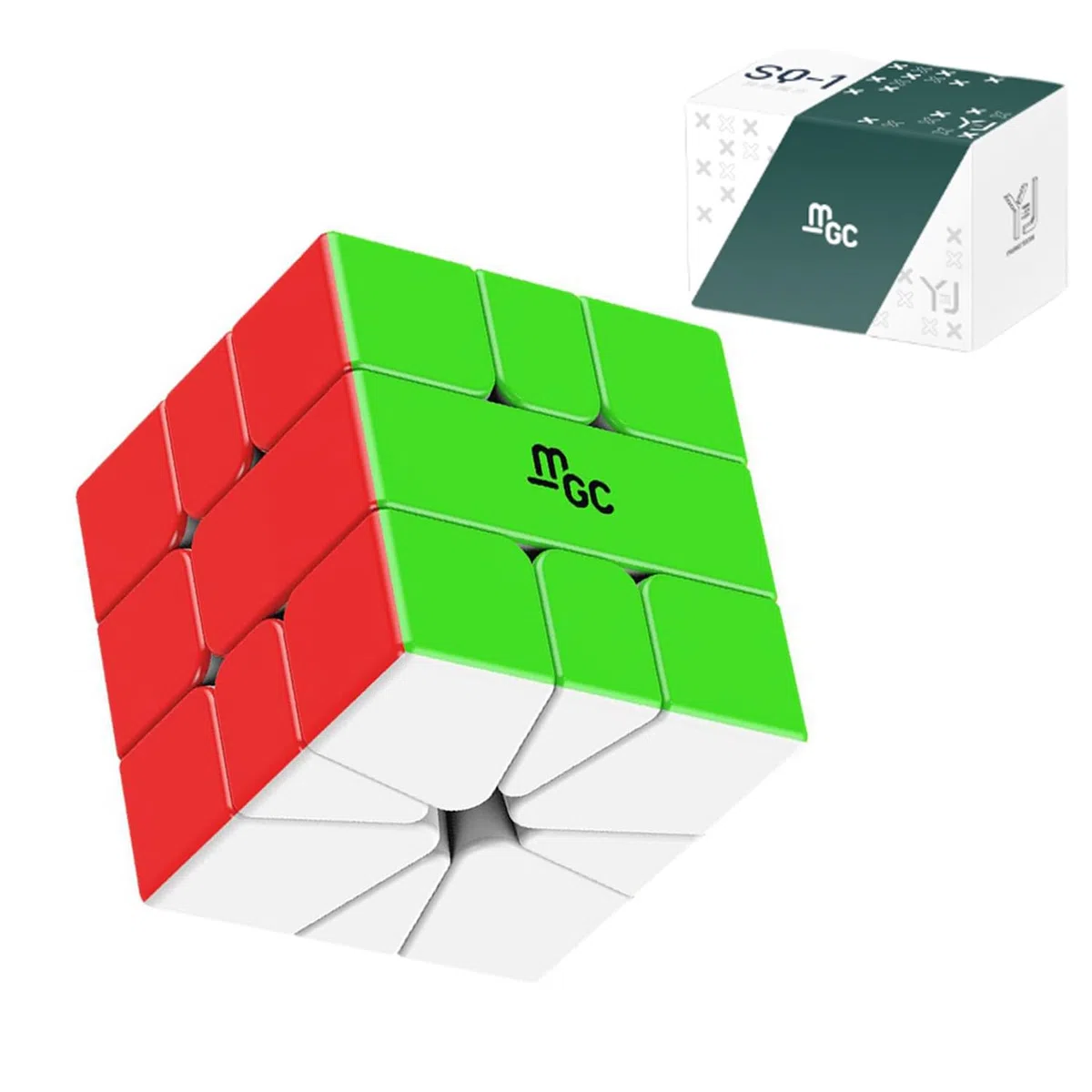 3D Cubo Puzzle, YJ MGC Square-1 Appositamente Modellato Speed ​​Cube, Liscio e Veloce Rilassante Al Cervello e Affilato, Adatto per Gli Amanti Dei Dadi