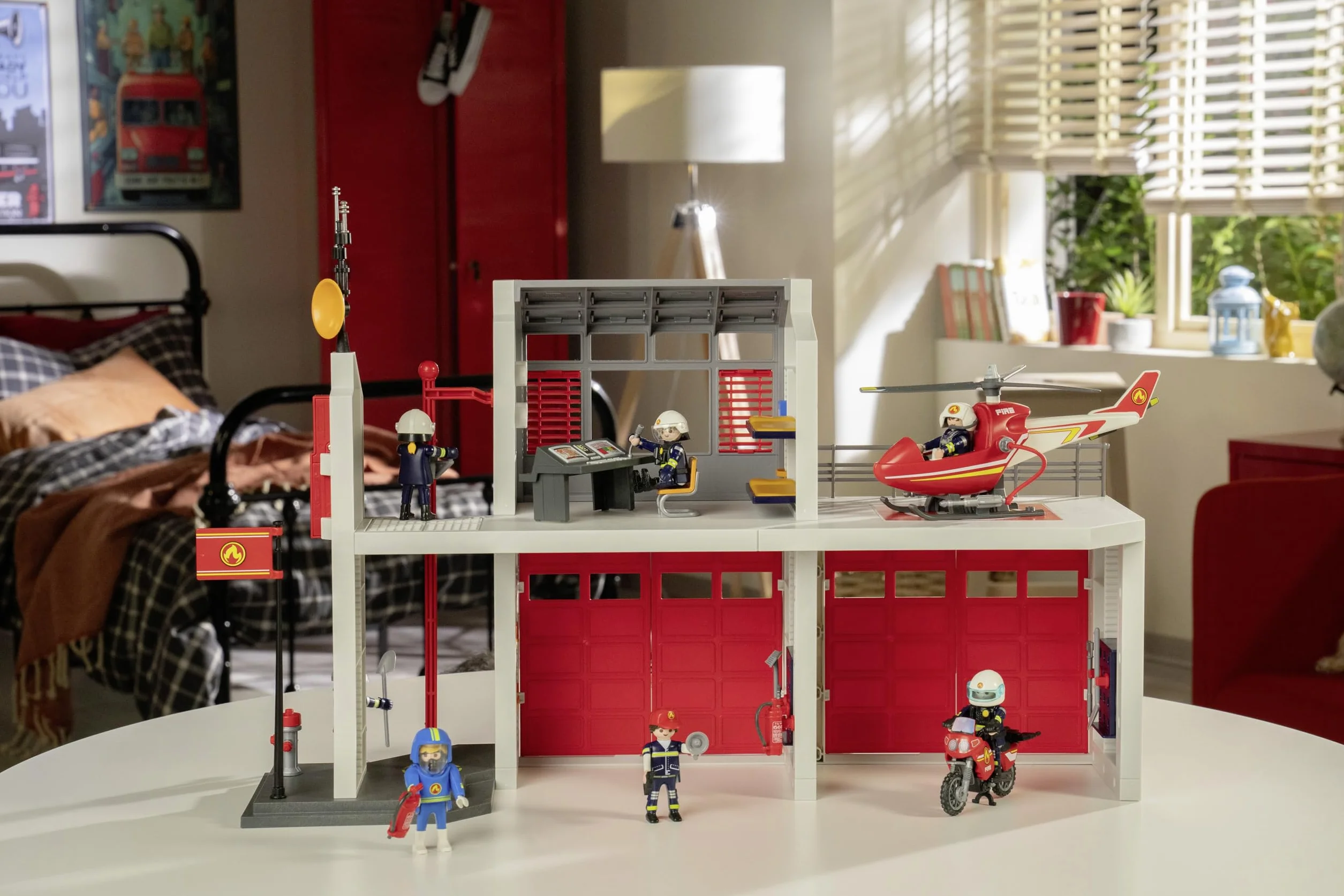 PLAYMOBIL City Action 9462 - Grande Centrale dei Vigili del Fuoco, Dai 5 anni