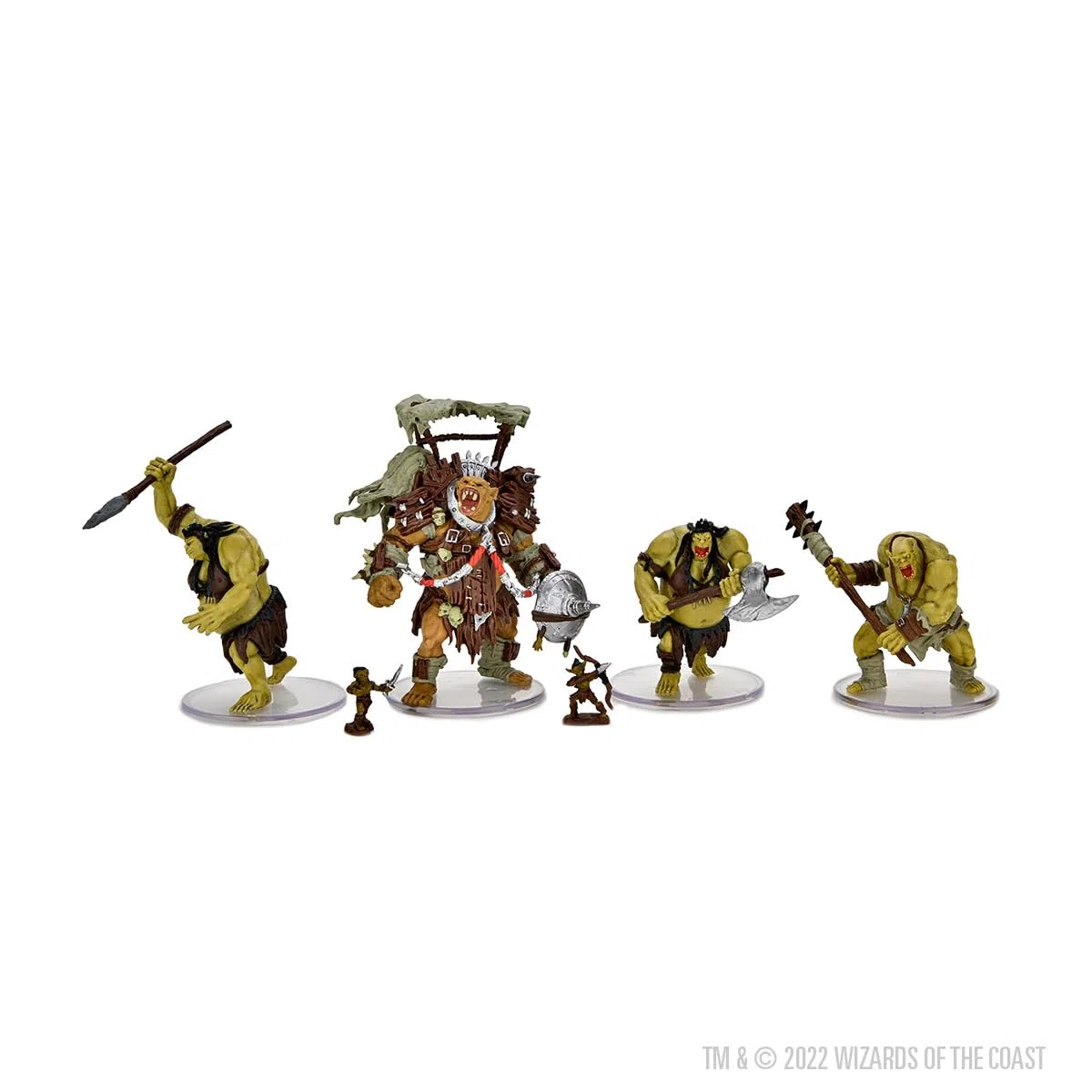 D&D Icons of the Realms pre-painted Miniatures Ogre Warband
