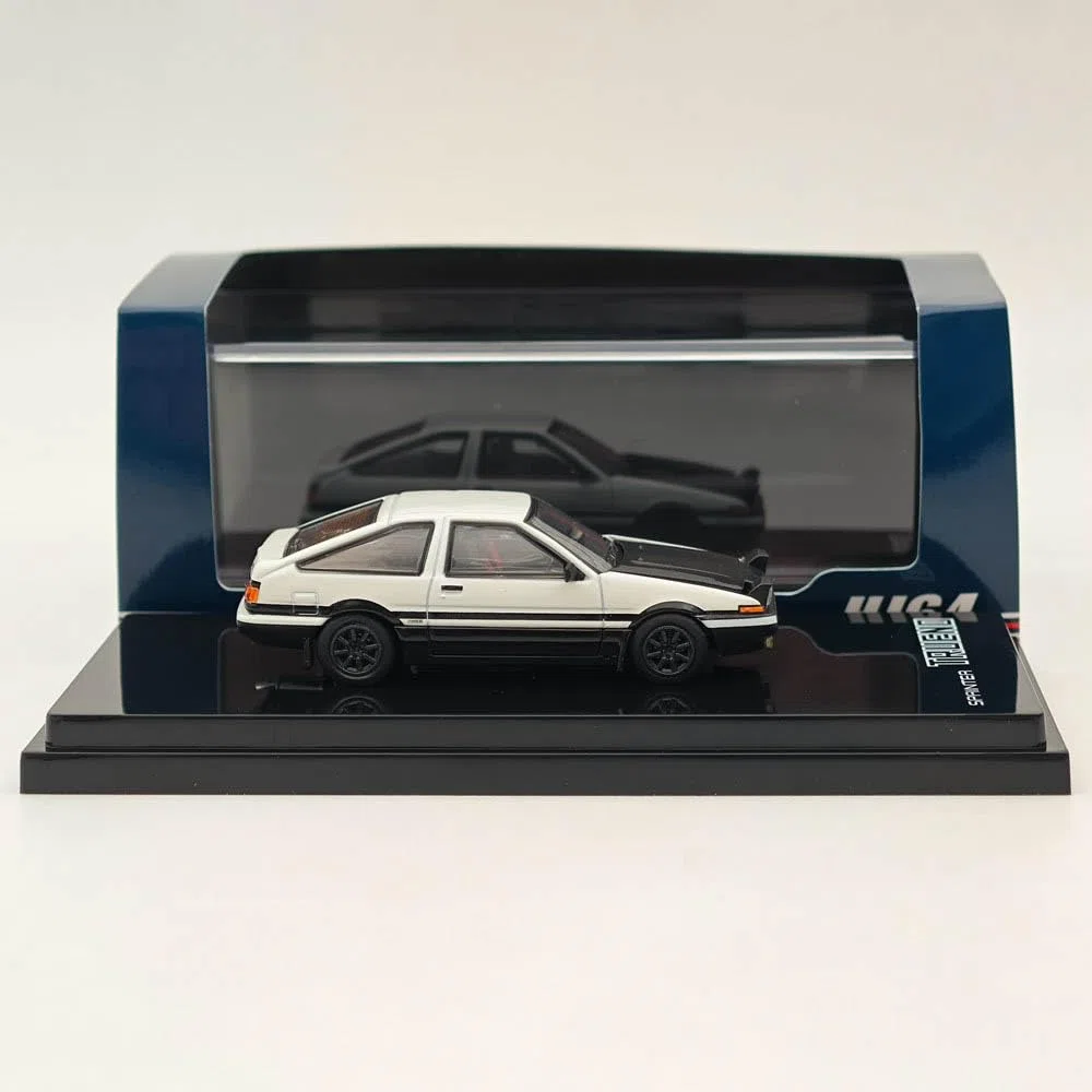 Hobby Japan 1/64 per Sprinter Trueno GT APEX (AE86) JDM Style con cofano in carbonio bianco HJ641052BWB Diecast Model Car Collection Auto Toys Gift