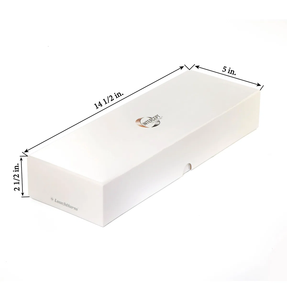 Leuchtturm 345235 Scatola di intercettazione per 100 Capsule QUADRUM - Scatola per 100 Monete in Capsule o Fino a 300 Portamonete - per Monete e medaglie