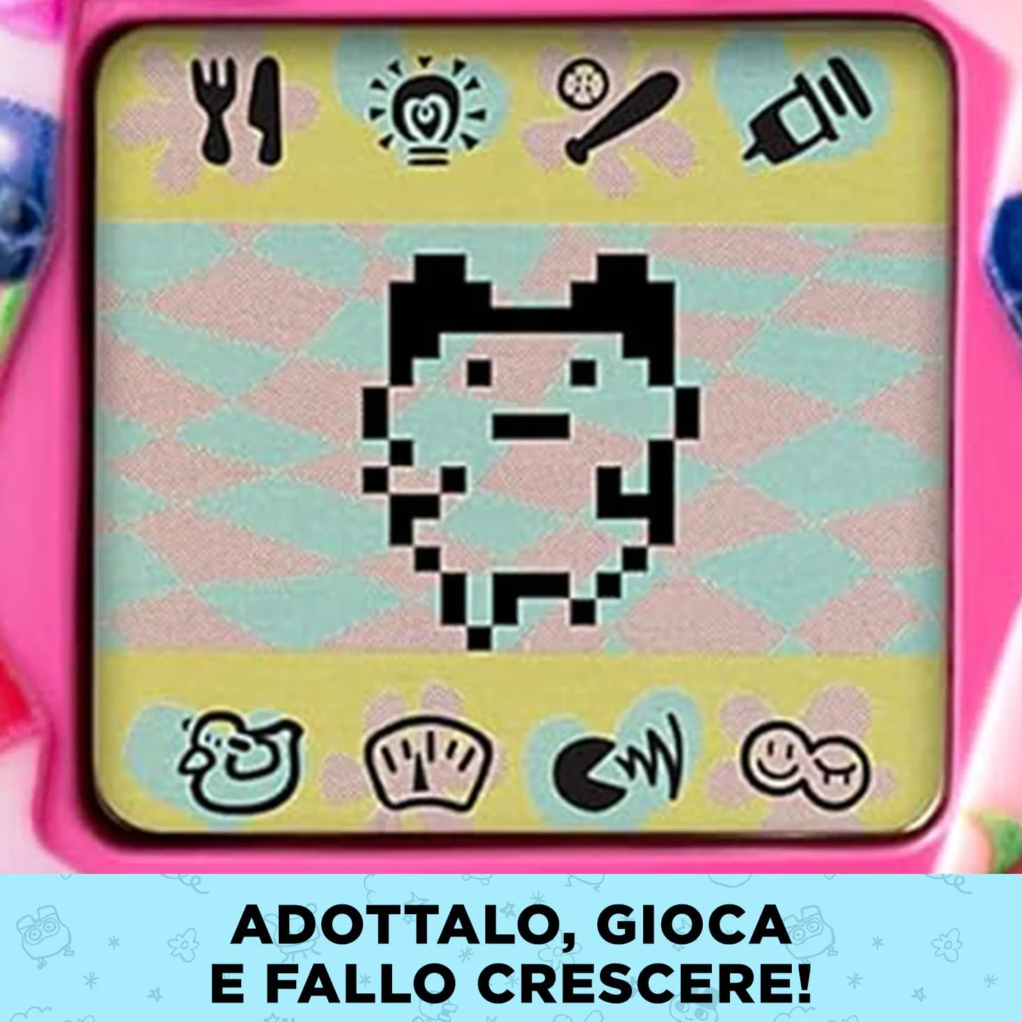 Tamagotchi Original Bandai Berry Delicious Virtual Pet LCD Screen Interactive Game Italian