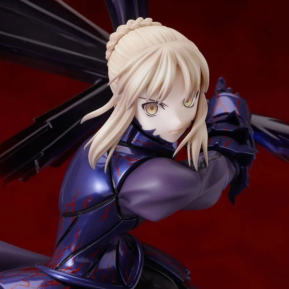 Zhongkaihua Fate Stay Night Figure Saber Altria Pendragon Action Figure FGO Anime Figurine Cavalleria Spada che brandisce statua in piedi modello da collezione ornamenti 19 cm