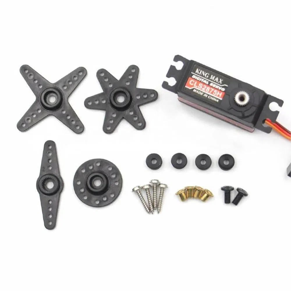 CLS2875H CLS2875H-28g 10kg.cm Digital Metal Gears Mini servo per King Max Servo RC 450 500 Airplane Helicopter Model Tail Swashplate (2 pezzi CLS2875H)