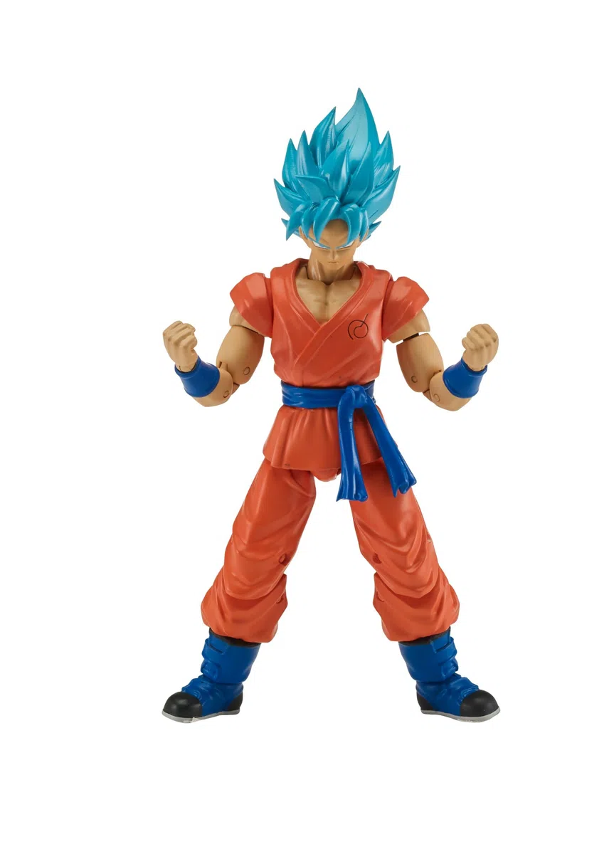 BANDAI Dragon Ball Super Figure Dragon Stars 17 cm - Battle Pack - Golden Freezer vs Super Saiyan Blue Goku - Confezione da 2 Figure articolate - Giocattolo per Bambini dai 4 Anni in su - 37169