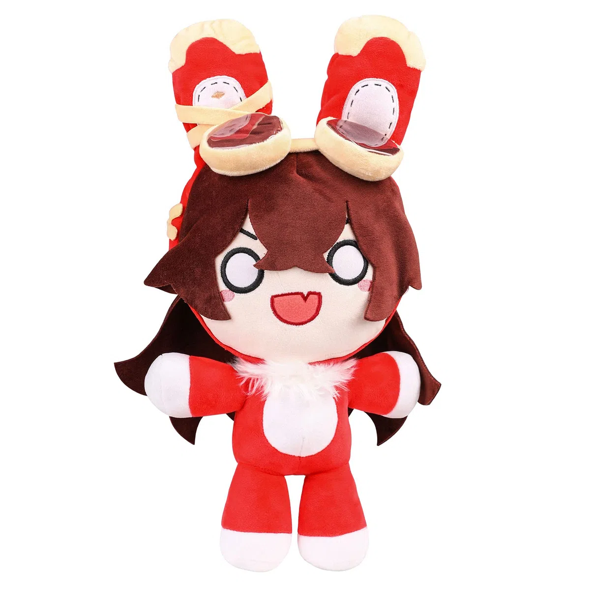 Genshin Impact Peluche a forma di coniglietto, 42 cm, per travestimenti e cosplay, ambra, per i fan