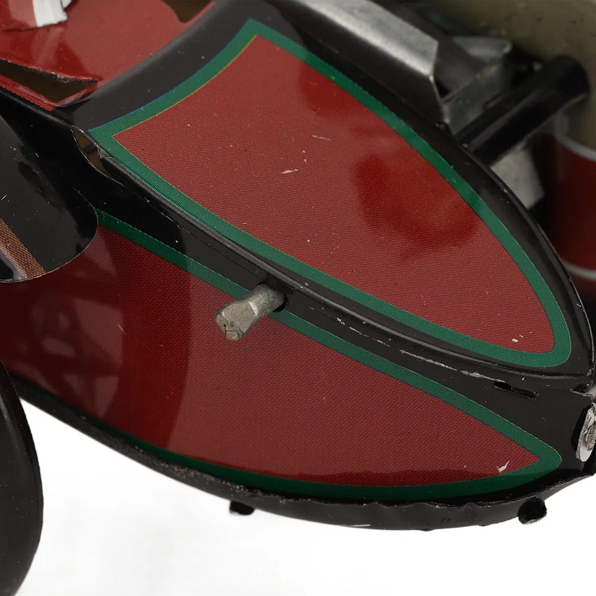 Alomejor Giocattolo Vintage in Latta da Collezione, Giocattolo a Carica per Motocicletta a 3 Ruote, Ornamenti Personalizzati per Ragazzi e Ragazze