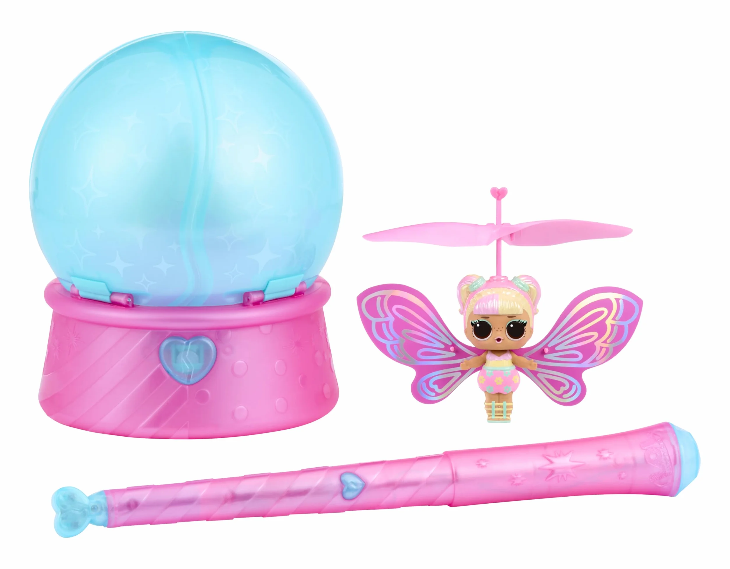L.O.L. Surprise! Magic Flyers Fairies Tots - Snowflake: Include 1 Bambola e una Bacchetta, Fornita in una Confezione a Forma di Fiore, Collezionale tutte e 2