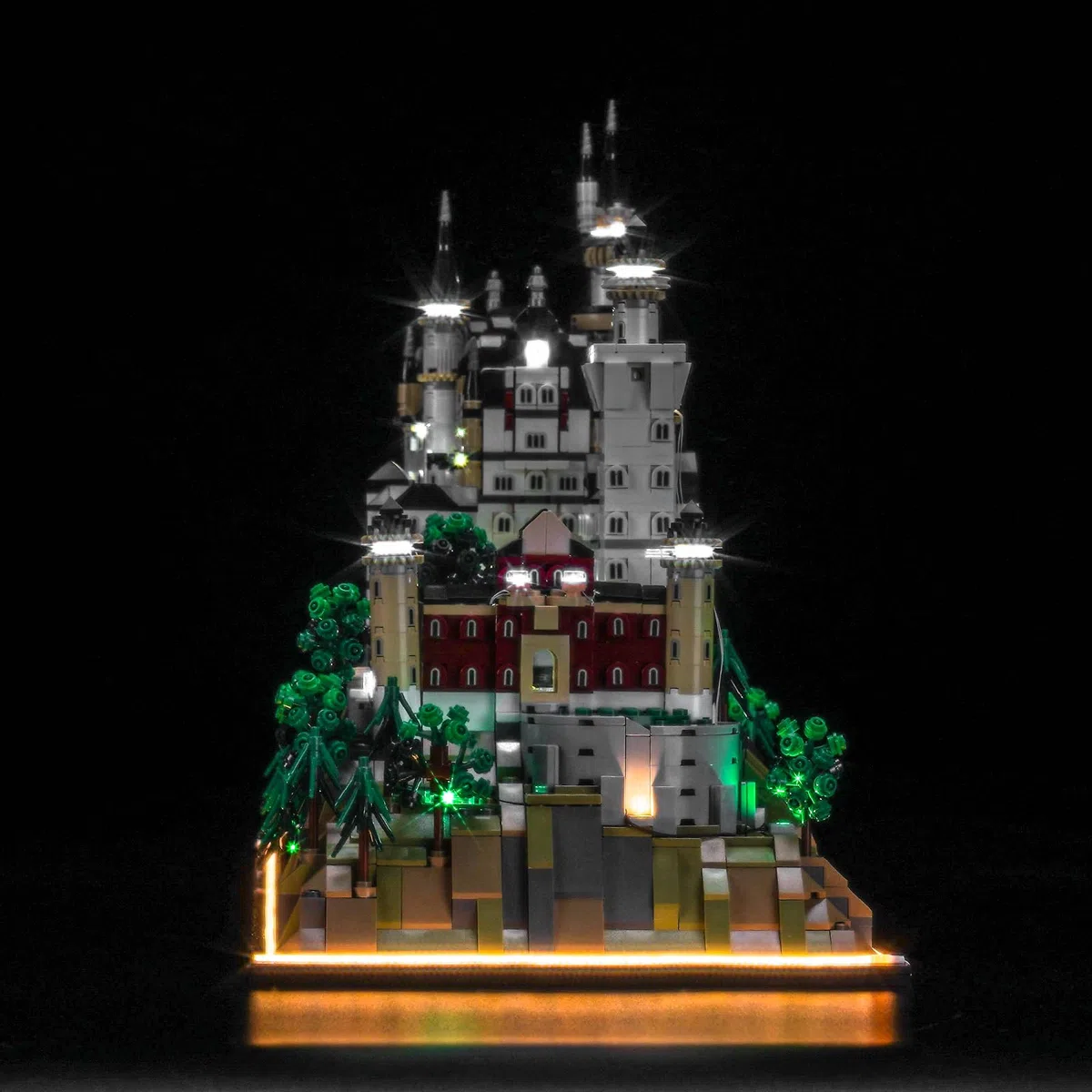Set di luci a LED compatibile con Lego 21063 Neuschwanstein Castle, interruttore touch dimmer, illuminazione decorativa per giocattolo