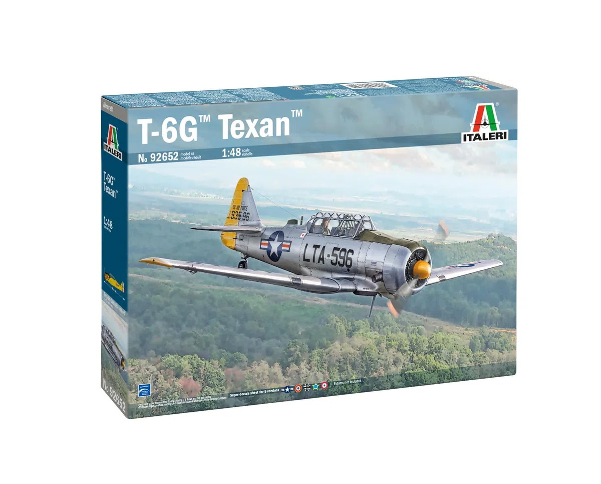 Italeri 92652 T-6G Texan, scala 1:48, Plastic Model Kit/Modello in plastica da montare