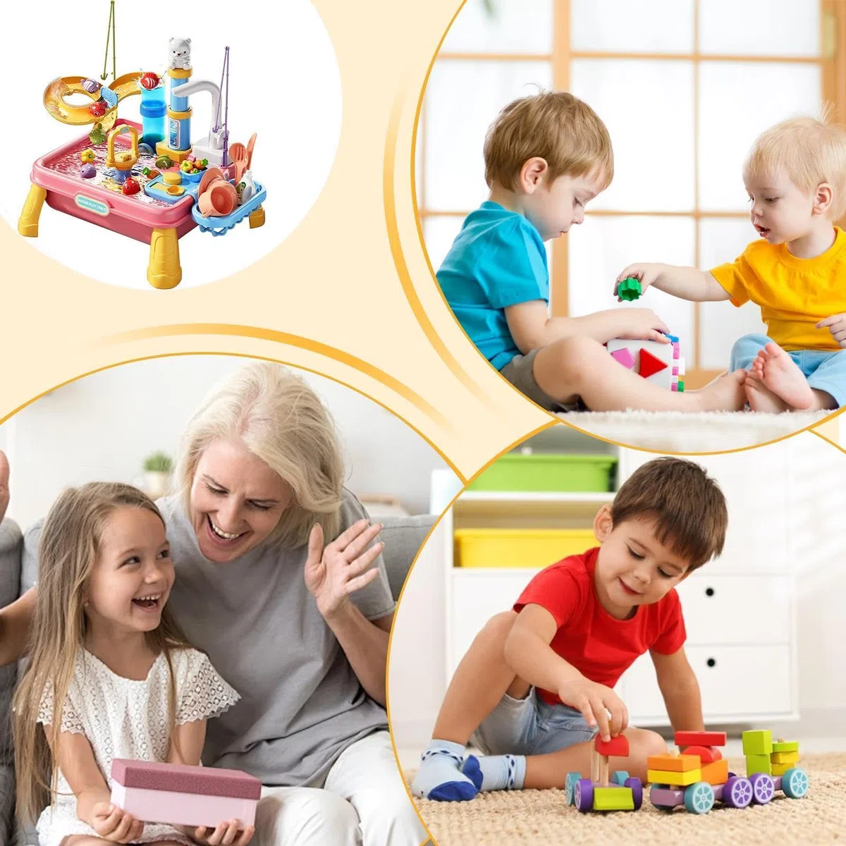 Tavolo Acquatico Per Bambini Esterno, Giocattolo Da Con Pompa Elettrica, Attività Sensoriali All'aperto Con Pompa Integrata, Tavolo Da Gioco Con Acqua, Per Bambini Bambine 4 Agli 8 Anni, Per Patio