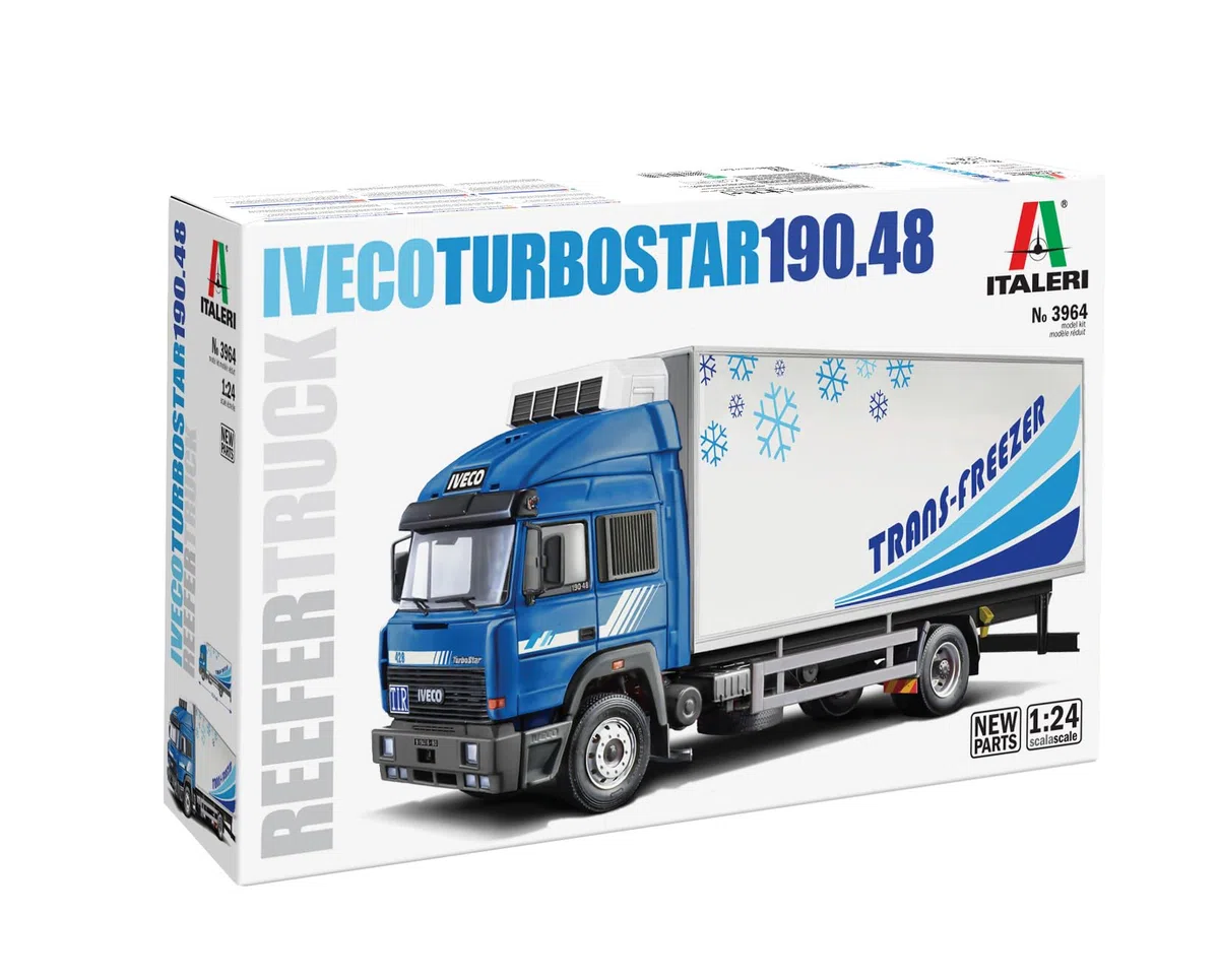 Italeri 3964 Turbostar 190.48 Reefer Truck, scala 1:24, Plastic Model Kit/Modello in plastica da montare
